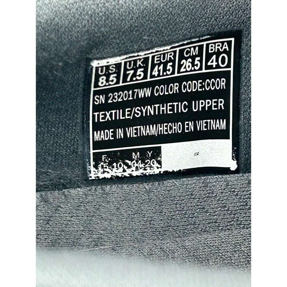 Skechers Mens Slip On Shoes Extra Wide Fit Memory Foam Gray Sz‎ 8.5